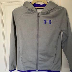 Girls Under Armour Zip Up Hoodie